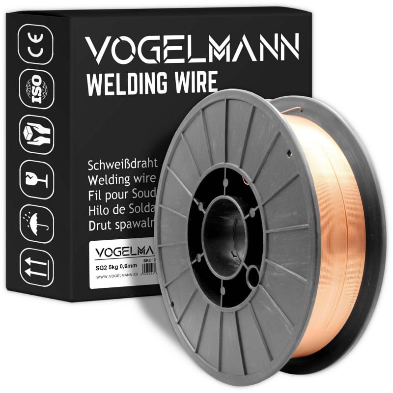 Welding wire SG2 Vogelmann 0,6mm / 5kg ER70S-6